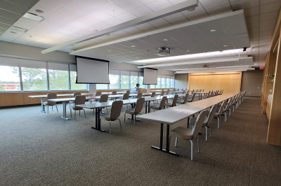 thumbnail view of Sam Houston Room-Rows of Tables