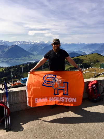 thumbnail view of Bearkat Pride - Benjamin Blume - Switzerland - Fall 2017 - Arth 2 - Hiking in Switzerland is a very popular activity for all, and finding views like this while in the Swiss alps is very easy