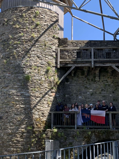 thumbnail view of Bearkat Pride - Alaura Goad - Germany - Summer 2019 - Bearkats at a Castle on a Hill - We got to visit a real life castle and explore all of its history and even sat in its tower