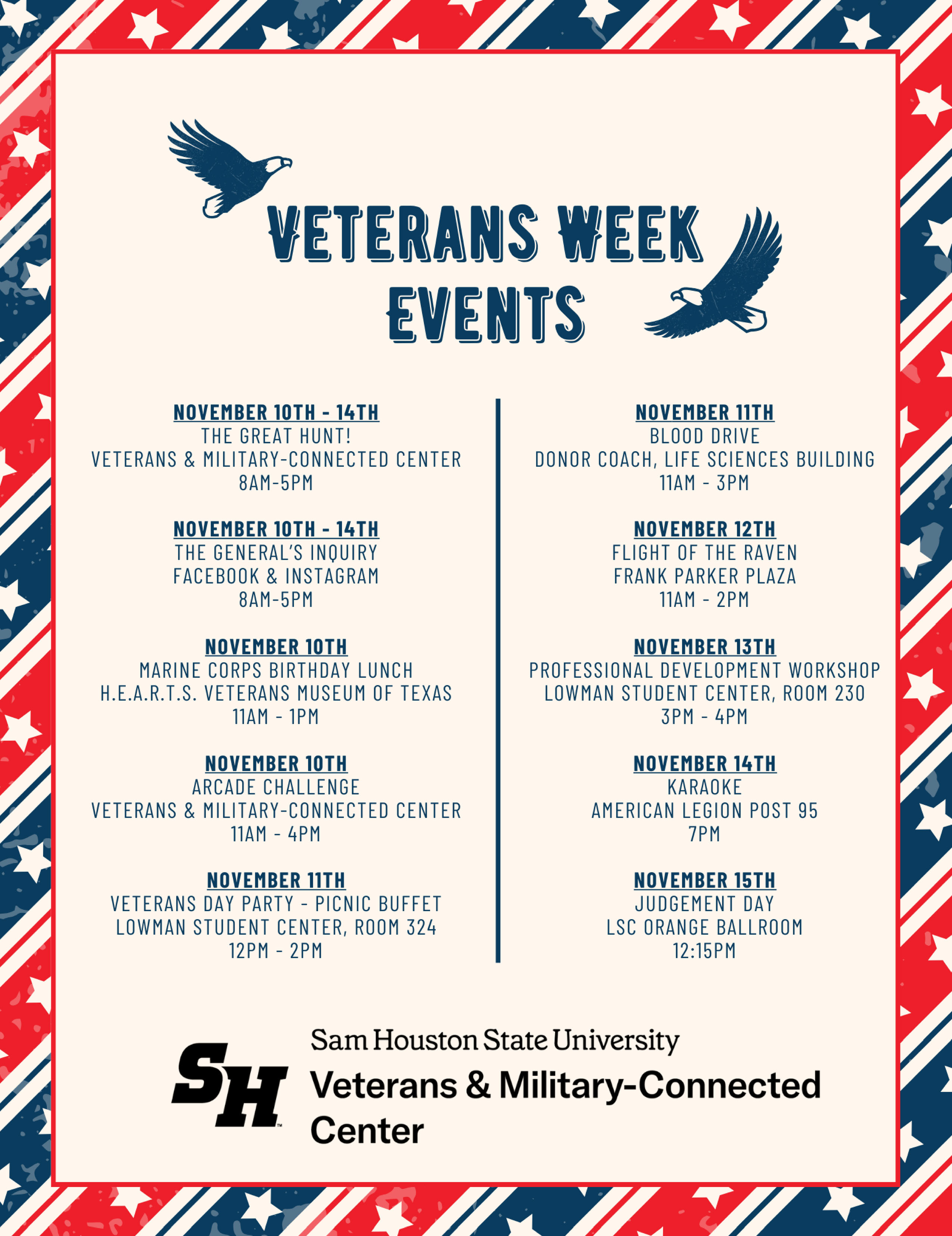 Veterans Week Events